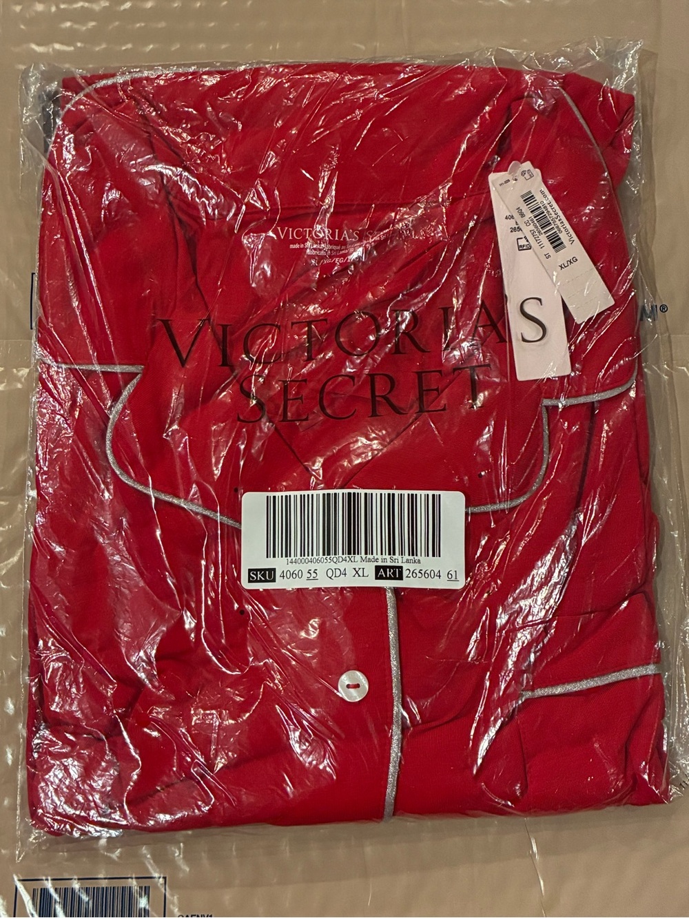 VS XL Modal Sleepshirt Lipstick Red Super Comfy Nightgown Pajamas PJ So Cute NWT - Picture 9 of 10